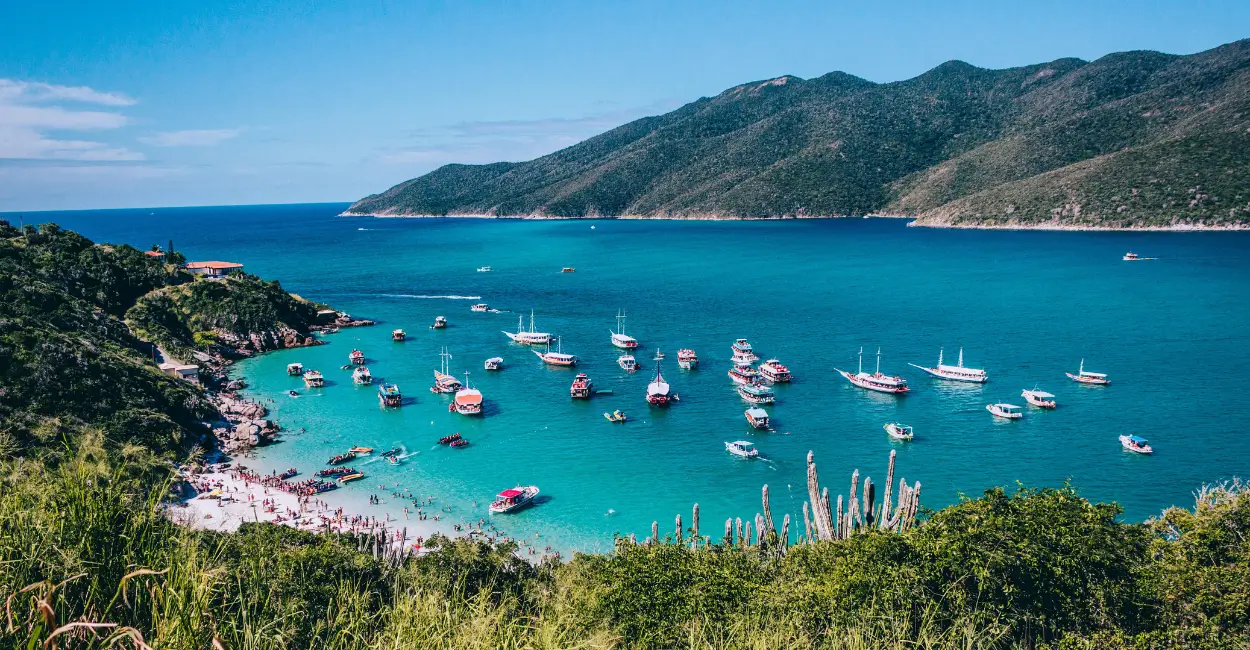 praias na região dos lagos